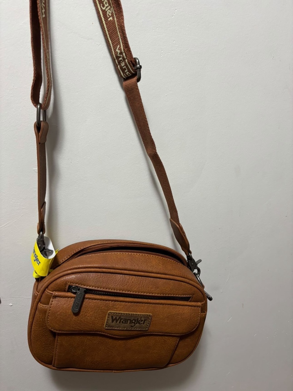Brand New Wrangler Tan Crossbody Messenger Bag